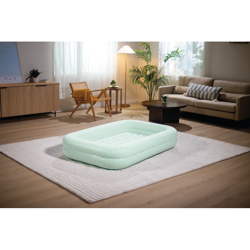 Intex Kidz Inflatable Travel Bed set with Hand Pump – Stars. Great for Travel 66810