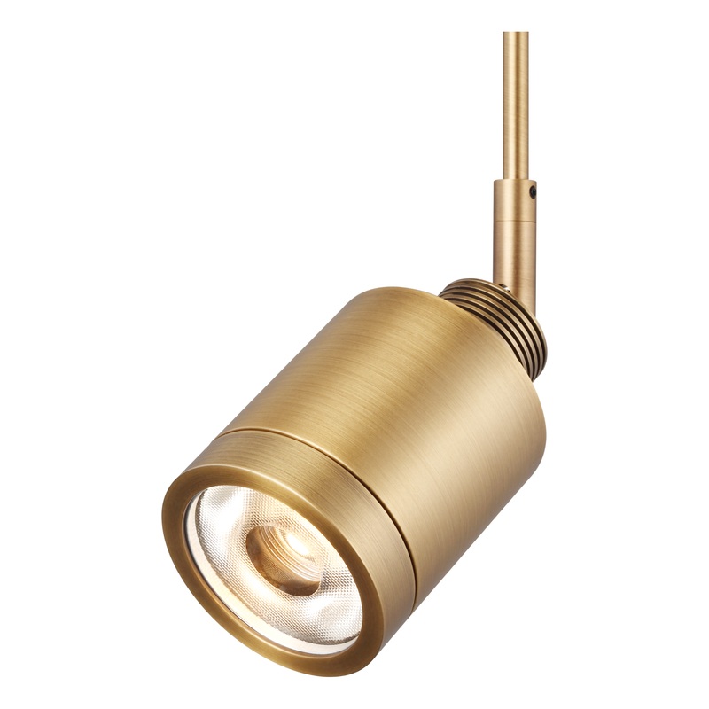 Tellium Head MonoRail 3″ Natural Brass