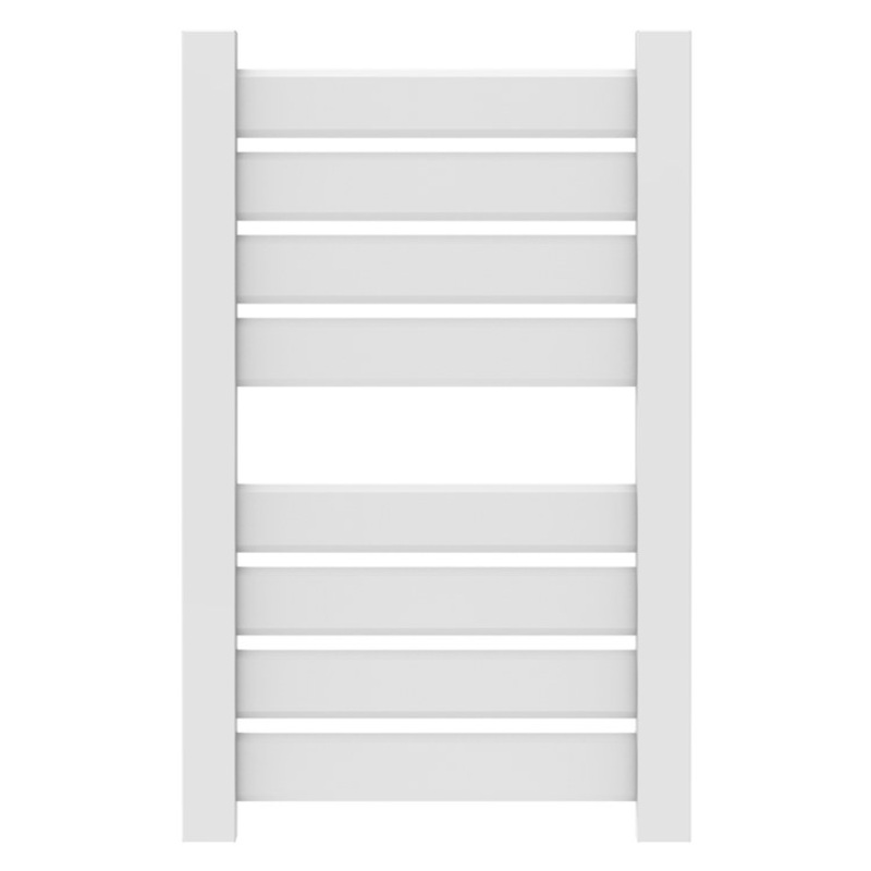 Towel Warmer Vega 8 Bar Hardwire 853 BTU 23 x 37 Inch White 304 Stainless Steel