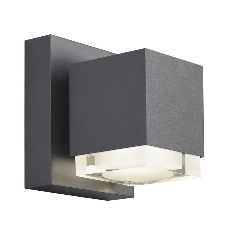 Voto 6 Outdoor Wall Downlight Charcoal None