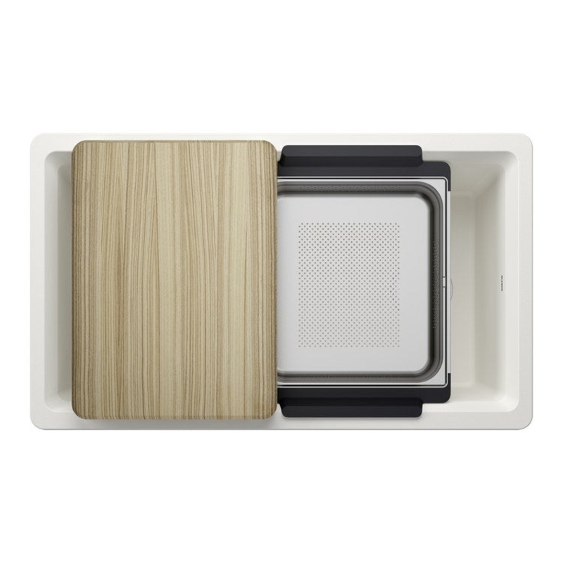 Workstation Inteos 33 Inch White Silgranit