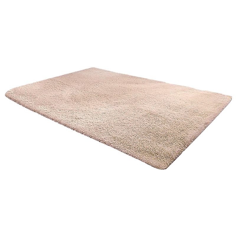230x160cm Floor Rugs Large Shaggy Rug Area Carpet Bedroom Living Room Mat – Beige