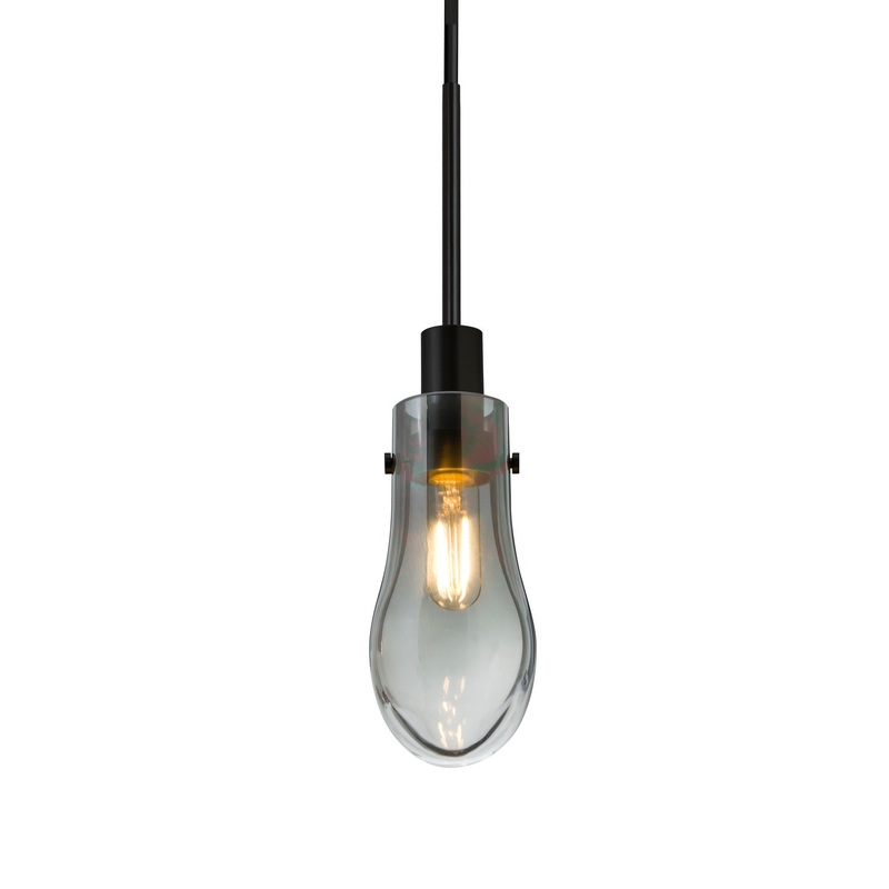 Besa 1JT-WISHSM-EDIL-BK Wish One Light Pendant Black