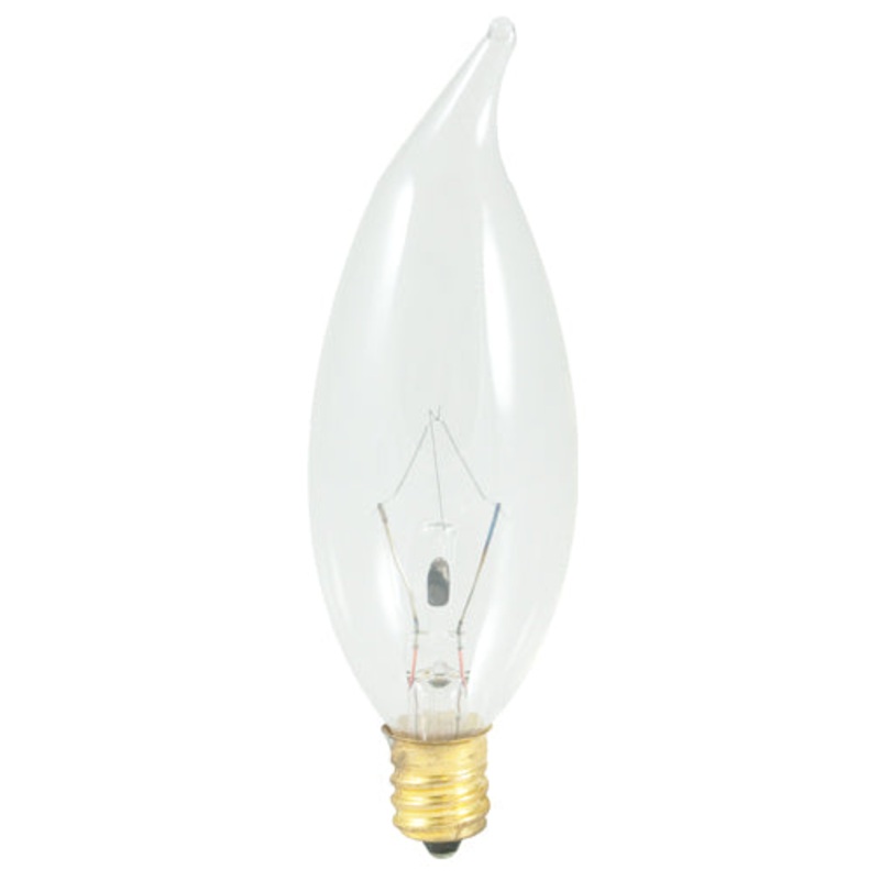 Bulbrite 403040 Flame Light Bulb Clear