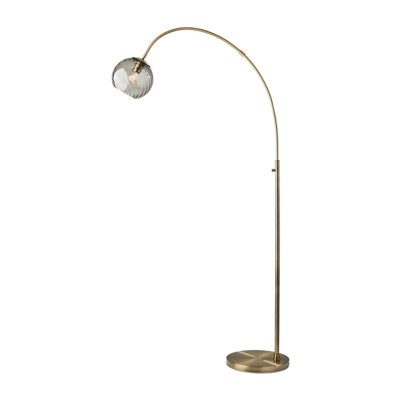 Camden Arc Lamp Antique Brass