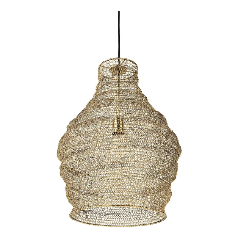Halyco Pendant Gold Mesh Iron