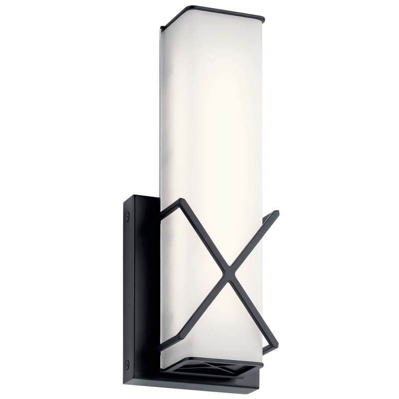 Kichler 45656MBKLED LED Wall Sconce, Matte Black