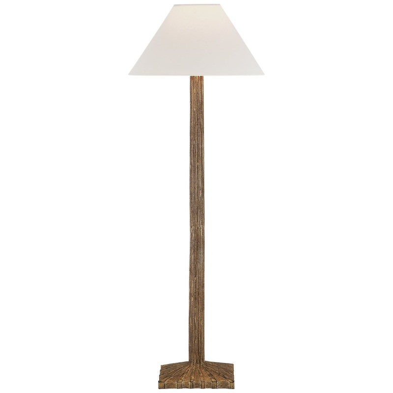 One Light Buffet Lamp from the Strie Collection in Gilded Iron Finish by Visual Comfort Signature