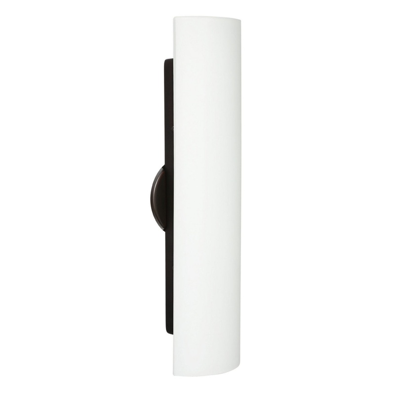 Three Light Wall Sconce from the Darci Collection in Bronze Finish by Besa