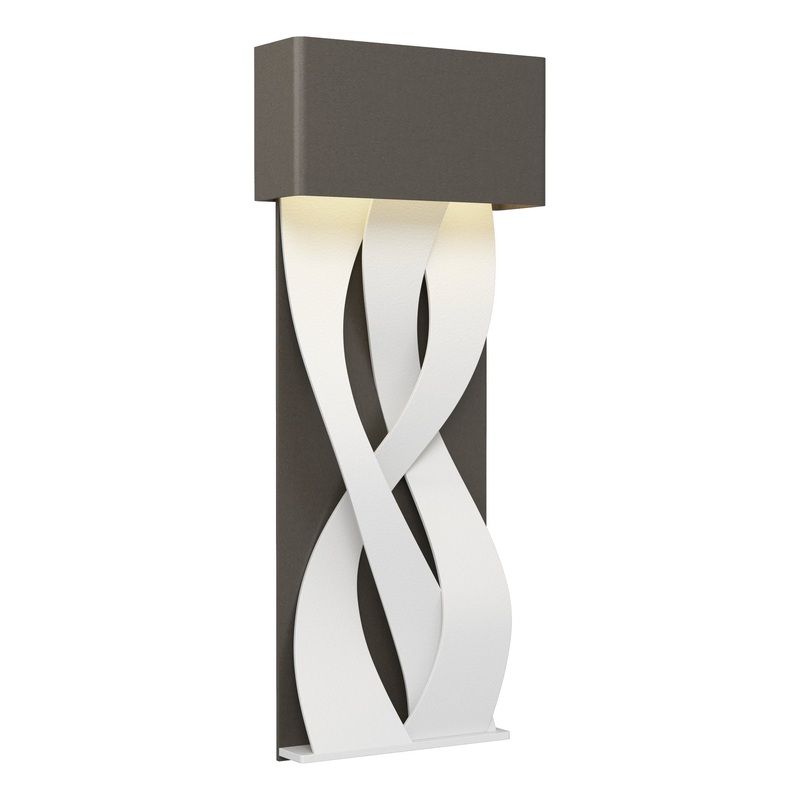Tress Small LED Sconce Dark Smoke White
