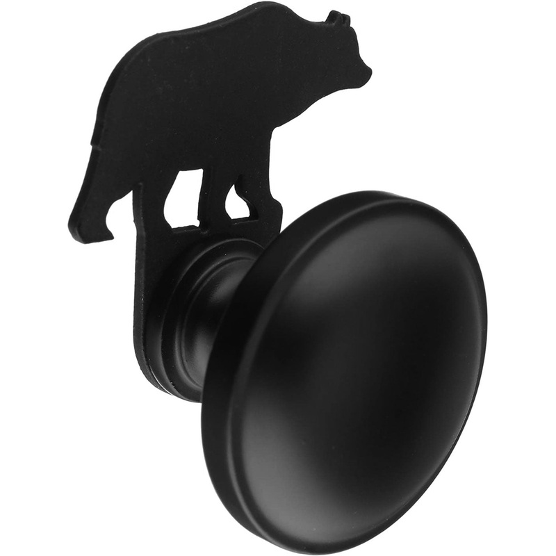 Village Wrought Iron DKP-14 Bear Door Knob