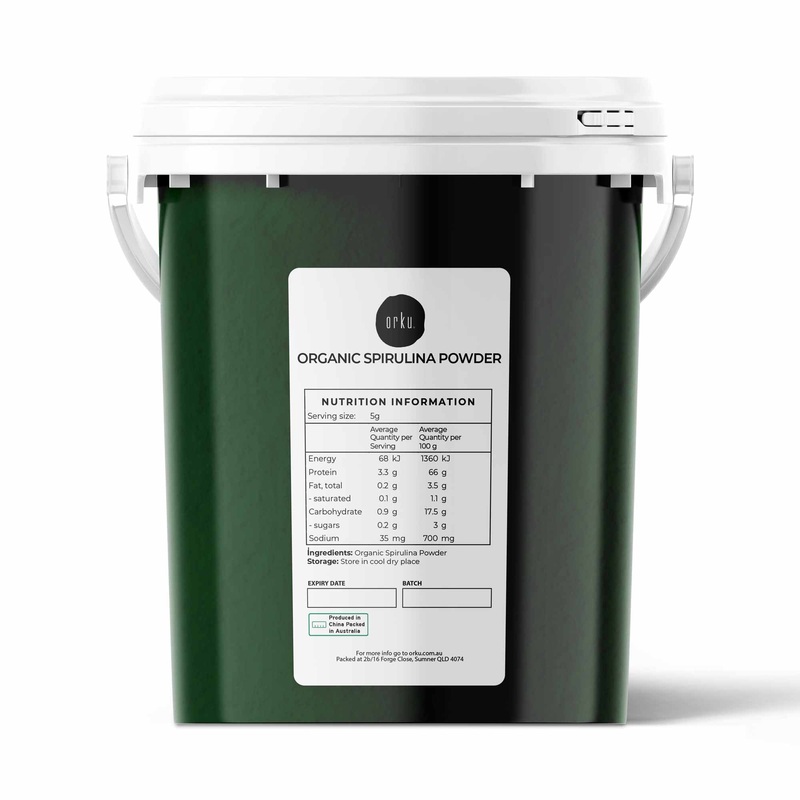 700g Organic Spirulina Powder Tub Bucket – Supplement Arthrospira Platensis Food