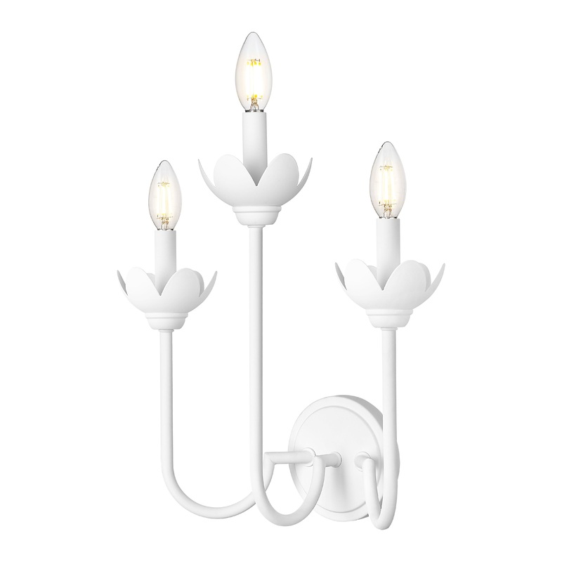Allistair 3-Light Wall Sconce Textured White