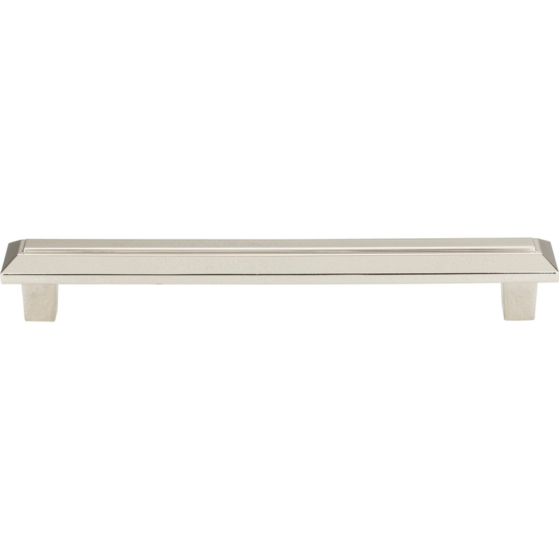 Atlas Homewares Trocadero Pull 6 5/16 Inch (c-c) Polished Nickel