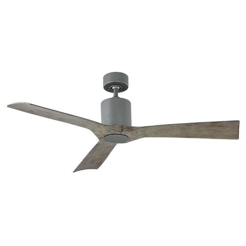 Aviator Downrod Ceiling Fan by Modern Forms Fans (Wet Rated) 3 54″ Graphite/Weathered Gray