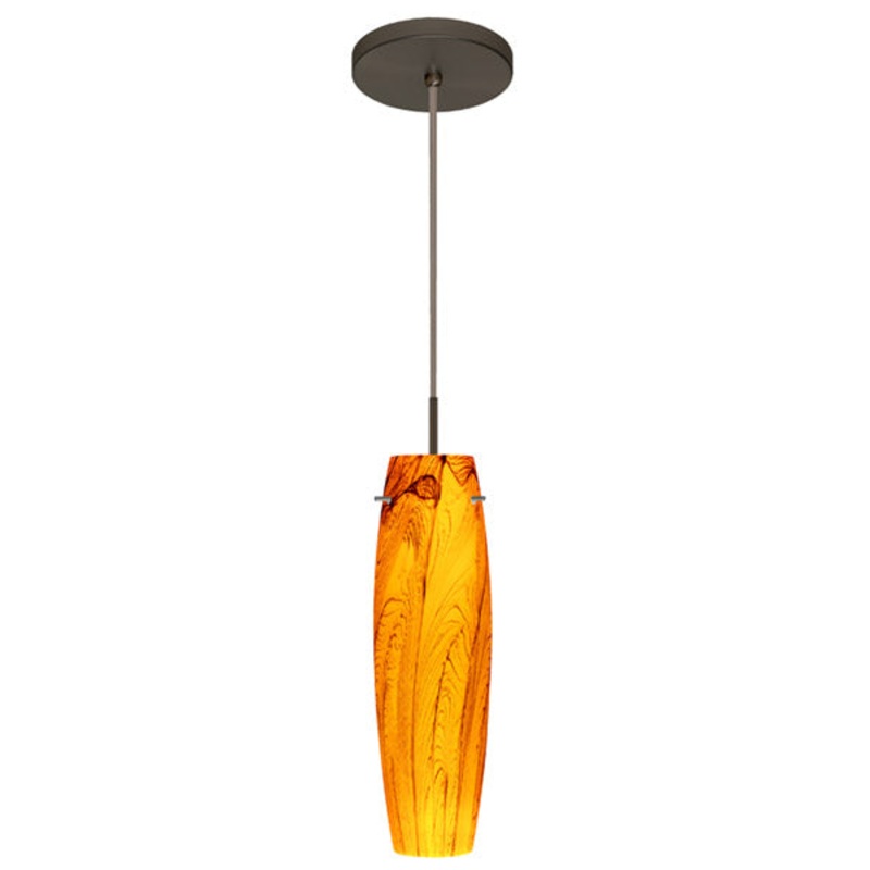 Besa 1BT-4121HB-BR Tu Tu One Light Pendant Bronze