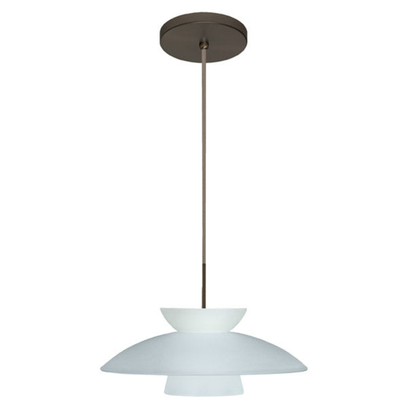 Besa 1JT-451325-BR Trilo One Light Pendant Bronze