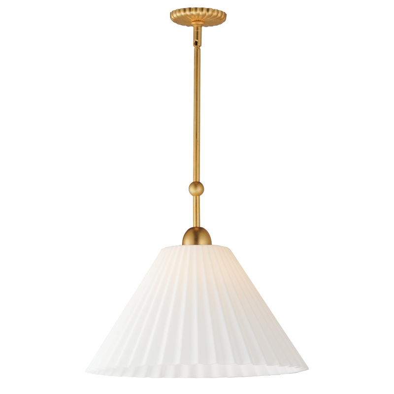 Kismet 20″ Pendant Gold Leaf