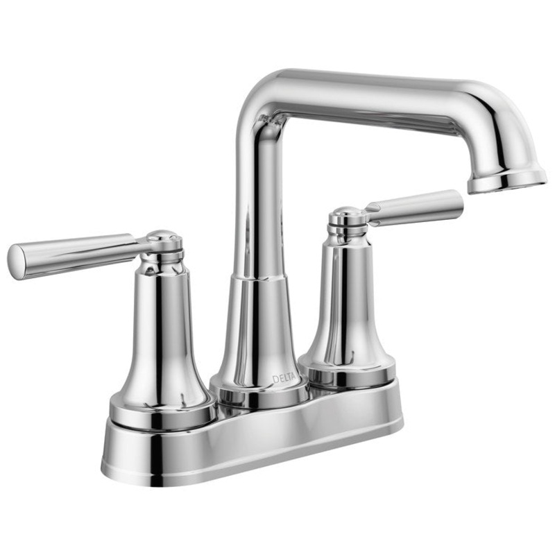 Lavatory Faucet Saylor Tract-Pack Centerset 2 Lever ADA WaterSense Chrome 1.2 Gallons per Minute