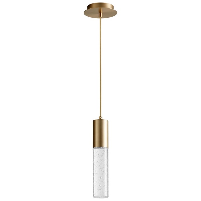 Spirit Single-Light 13″ LED Mini Pendant – Aged Brass