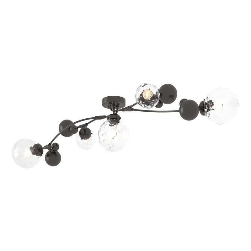 Sprig Semi-Flush Oil Rubbed Bronze Water Glass (LL)