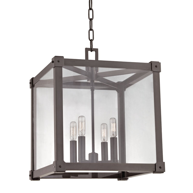 Four Light Pendant from the Forsyth Collection in Old Bronze Finish by Hudson Valley