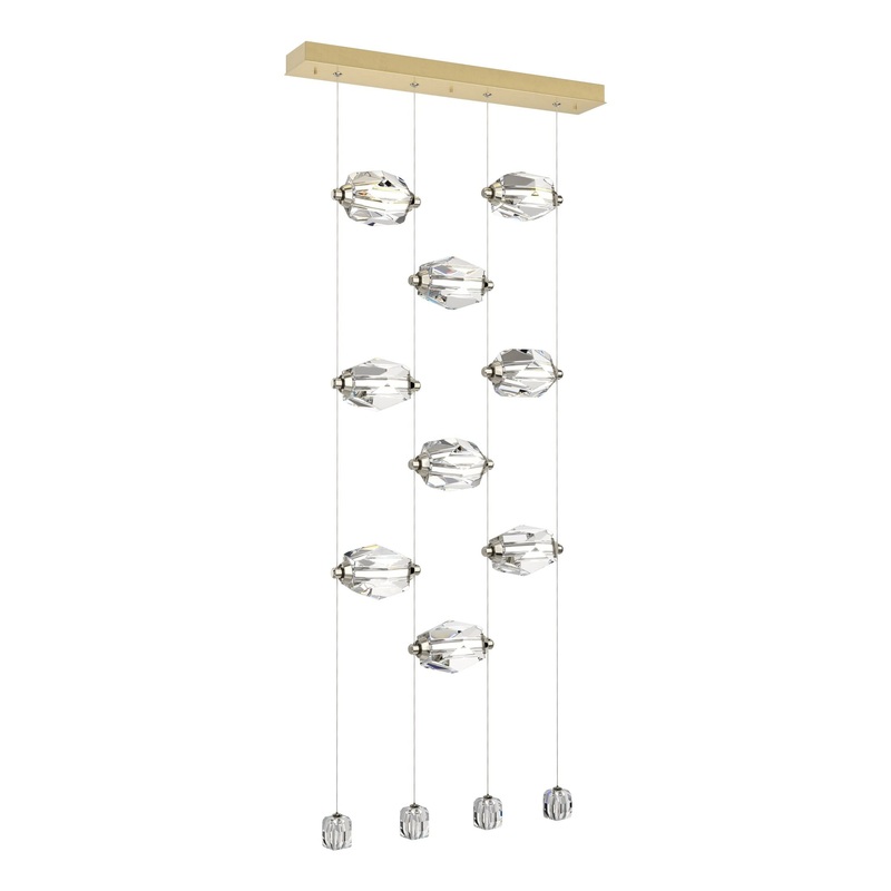 Gatsby 9-Light LED Pendant Modern Brass