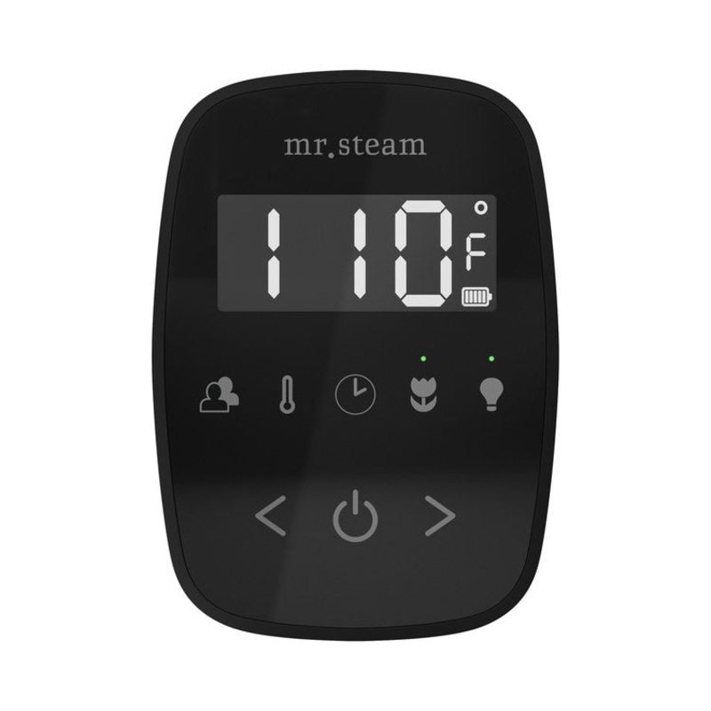 Steam Kit TempoFlex Black/Matte Black Shower Control with Steamhead for MS90 to MSSUPER3