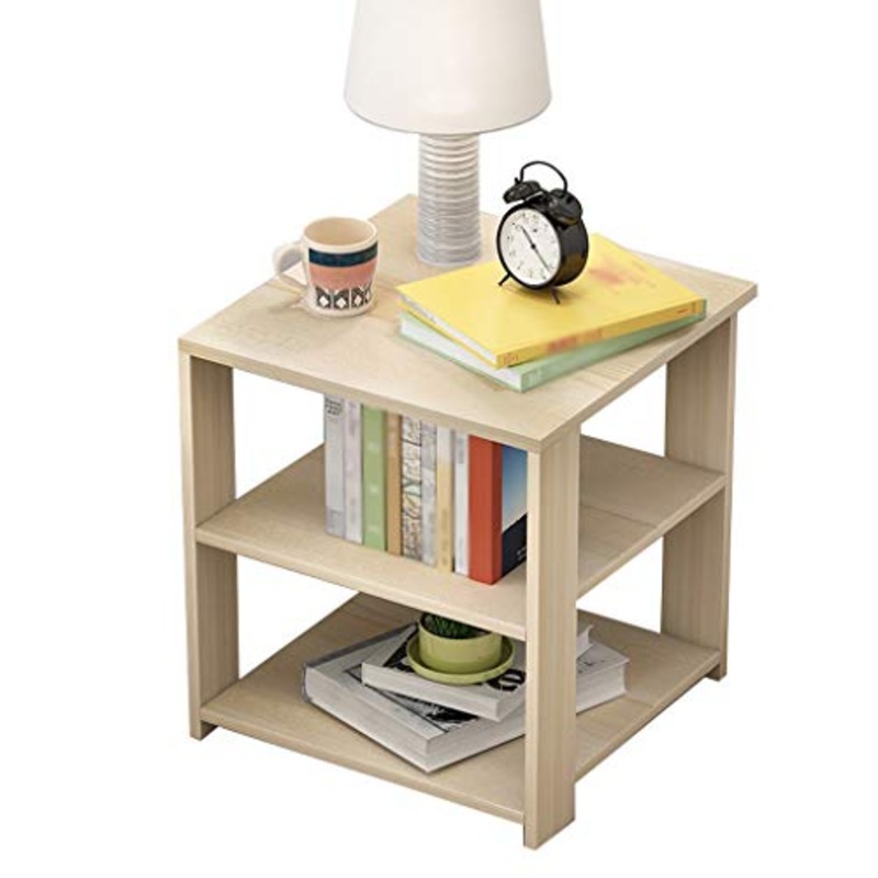 Comodino Durevole Domestica Studio Corridoio di Legno Solido di ripartizione Assemblea Locker Bagno Camera da Letto Addensare Soggiorno Multifunzione 30X30X40cm FANJIANI (Color : Cherry Wood)