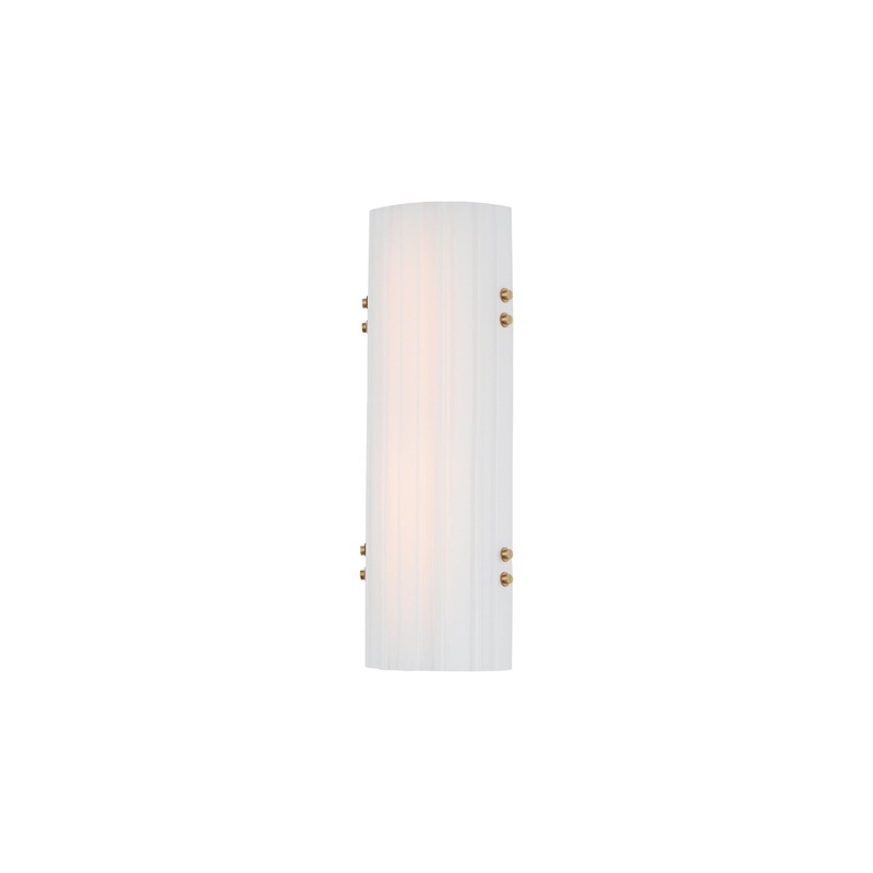 Facets 18″ LED Bath Vanity Natural Aged Brass