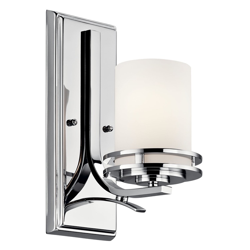 Kichler 5076CH One Light Wall Sconce, Chrome