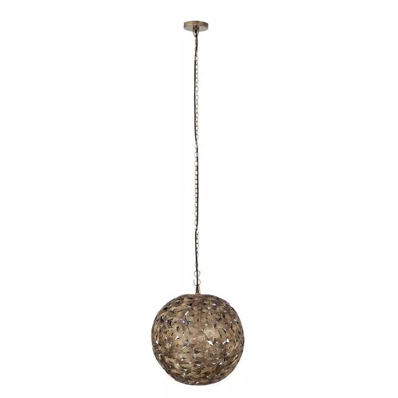 Kora 1-Light Pendant Antique Brass