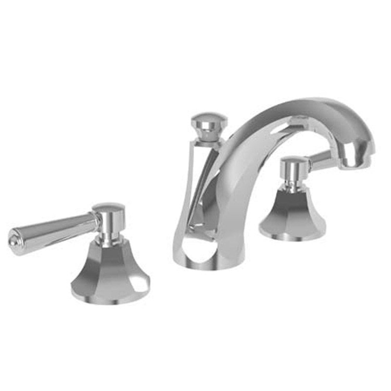 Lavatory Faucet Metropole Widespread 8 to 20 Inch Spread 2 Lever ADA WaterSense Antique Brass 1.2 Gallons Per Minute Brass Pop Up Spout Reach 5-4/5 Inch