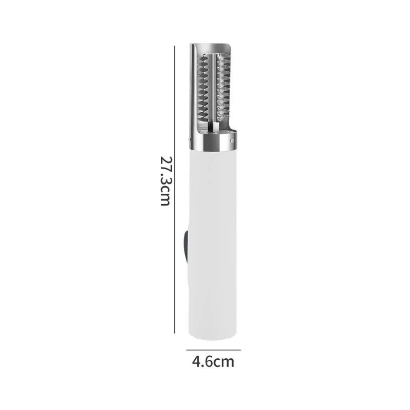 White Cordless Electric Fish Scaler – Rechargeable 3000mAh Power, Stainless Steel Blade, Mess-Free Fish Cleaning Tool