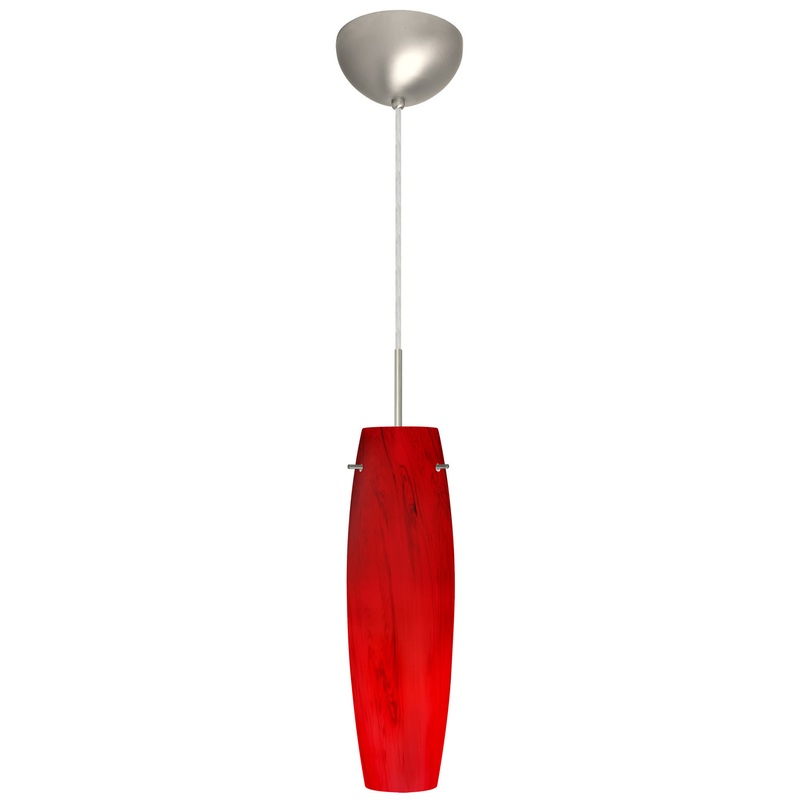 Besa 1BC-4121MA-HAL-SN Tu Tu One Light Pendant Satin Nickel