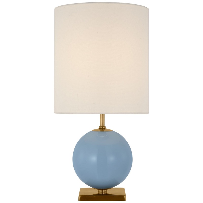 LED Table Lamp from the Elsie Collection in Blue Finish by Visual Comfort Signature