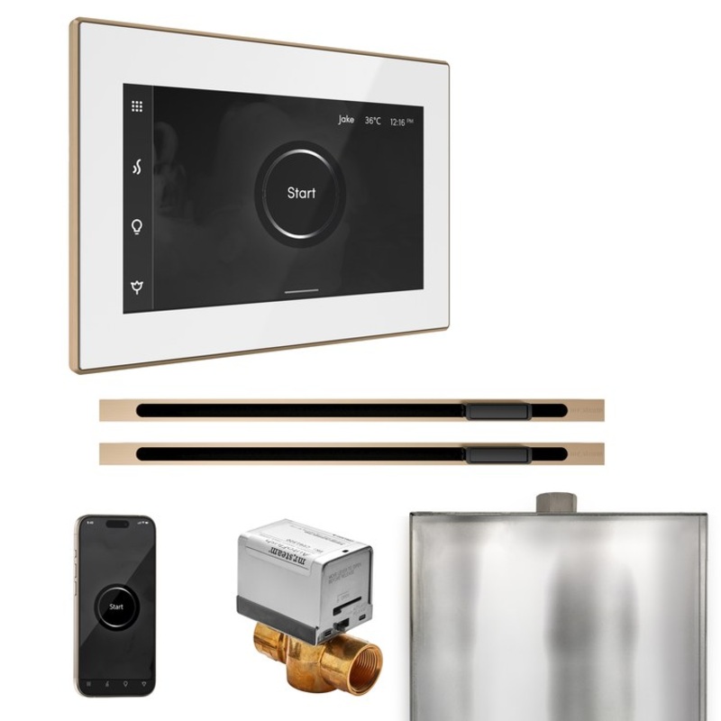 Steam Kit xButler Max Linear White/Brushed Bronze Control Package for MS4/MS5/MX6