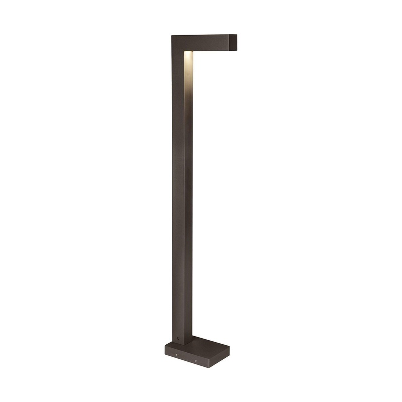 Strut 42 Outdoor Bollard Bronze 2700K Button Photocontrol + In-Line Fuse