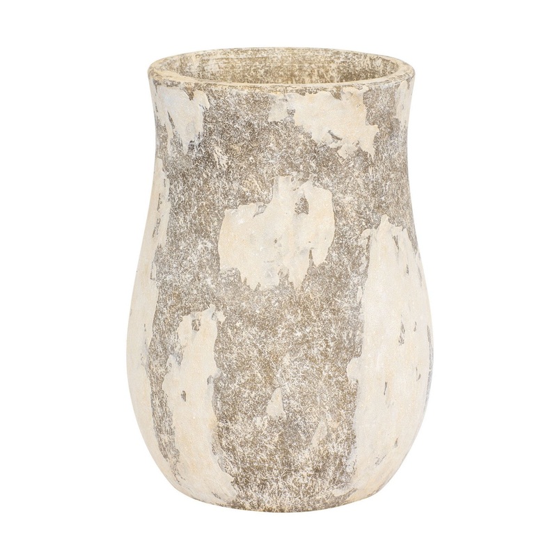 Vase from the Potty Collection in Distressed Cafe au Lait Finish by Varaluz