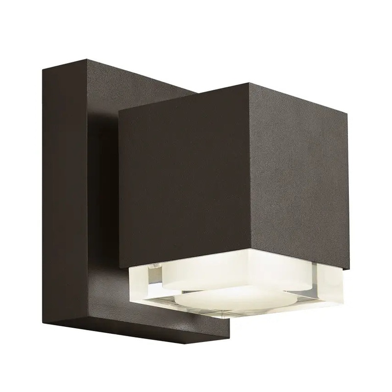 Voto 6 Outdoor Wall Downlight Bronze In-Line Fuse + Surge Protection