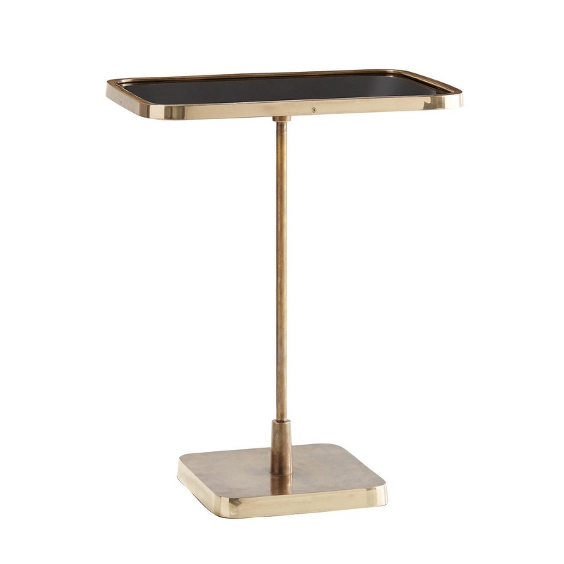 Arteriors 4386 Kaela Accent Table Vintage Brass