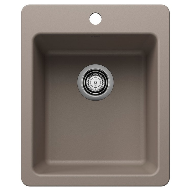 Bar Sink Liven 20.5 x 17 Inch 1 Bowl 1 Hole Truffle Undermount/Drop In