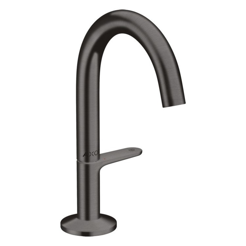 Lavatory Faucet One Select 140 1 Lever ADA WaterSense Brushed Black Chrome 1.2 Gallons per Minute Deck Mount Less Drain 1 Hole CoolStart EcoRight AirPower Comfort Zone Select