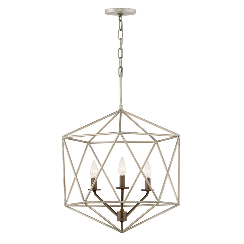 LED Chandelier from the Astrid Collection in Glacial Finish by Hinkley