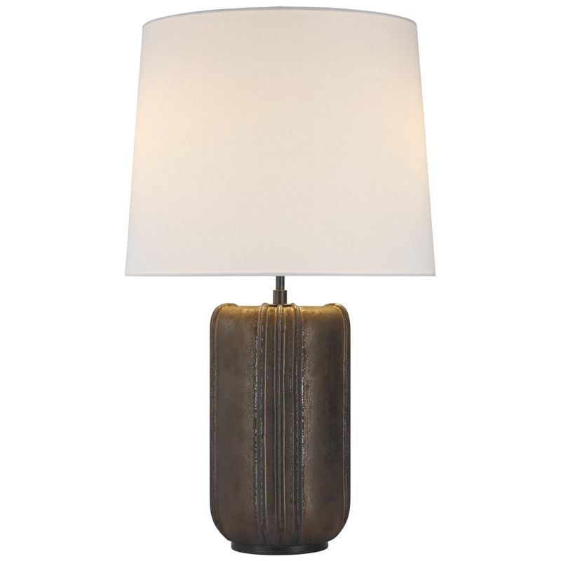 LED Table Lamp from the Minx Collection in Crystal Bronze Finish by Visual Comfort Signature