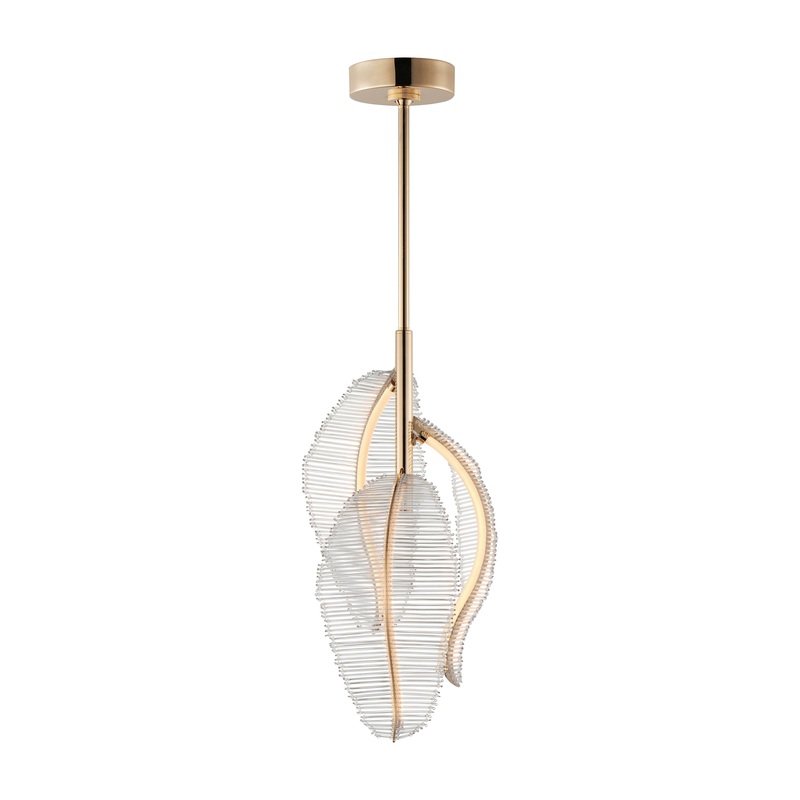 Lillet 3-Light LED Pendant Gold
