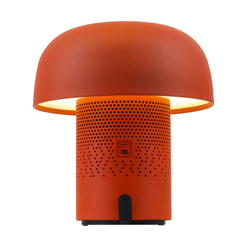 Sensa Play Rechargeable Indoor/Outdoor Speaker Lamp Red/Orange