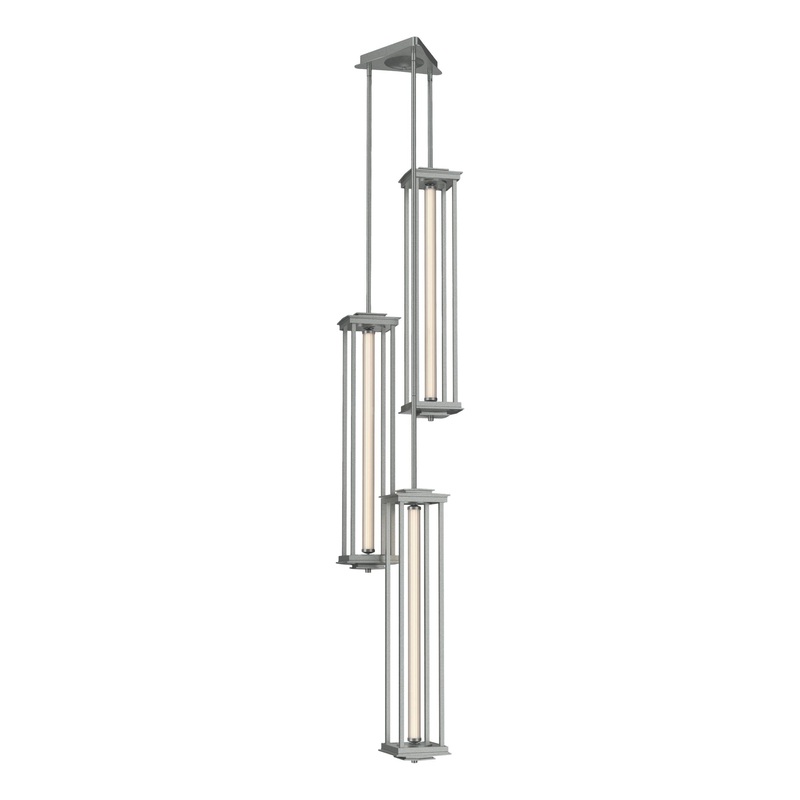 Athena Triple Tall LED Lantern Vintage Platinum