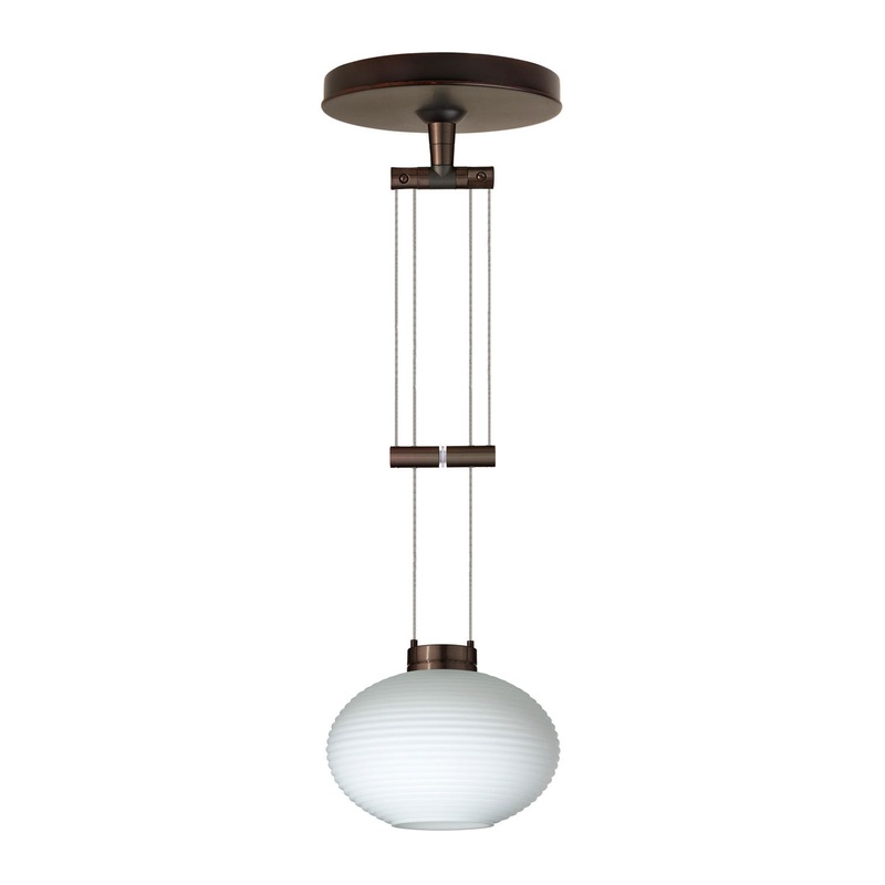 Besa 1XA-561207-BR Lasso One Light Pendant Bronze