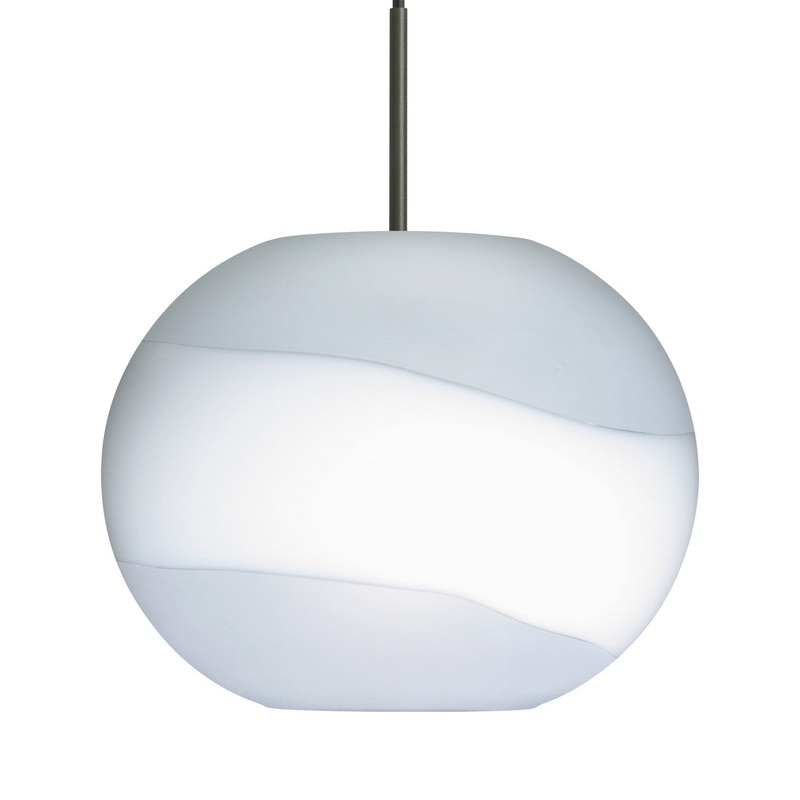 Besa J-477699-BK Besa Luna Pendant One Light Pendant Black